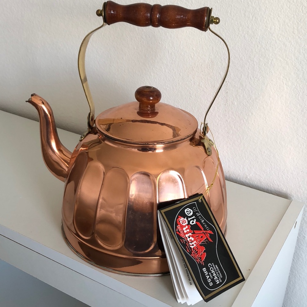 Copper/ brass tea kettle